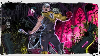 Punk-styled Reignbreaker protagnost Clef striking a pose in the game's key art.