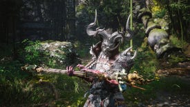 The protagonist holding a weapon in Black Myth Wukong.